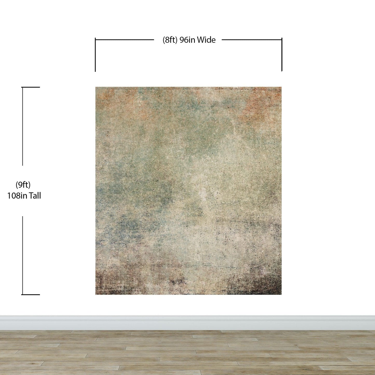 Rustic Concrete Wallpaper Wall Decor. Modern Minimalistic Self Adhesive Peel and Stick Wall Mural. #6367