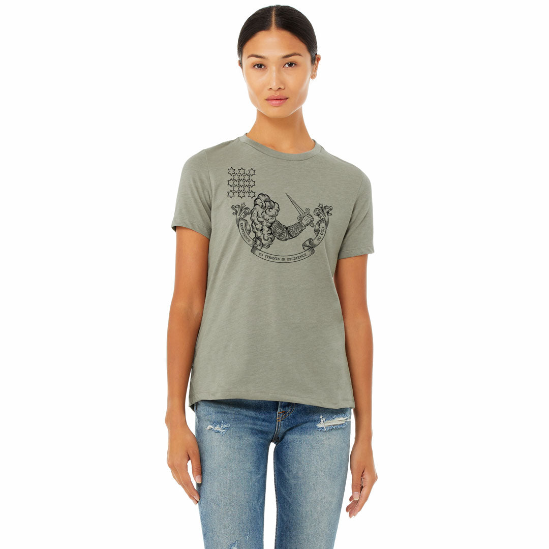 Resistance to tyrants is obedience to God Women's Relaxed T-Shirt