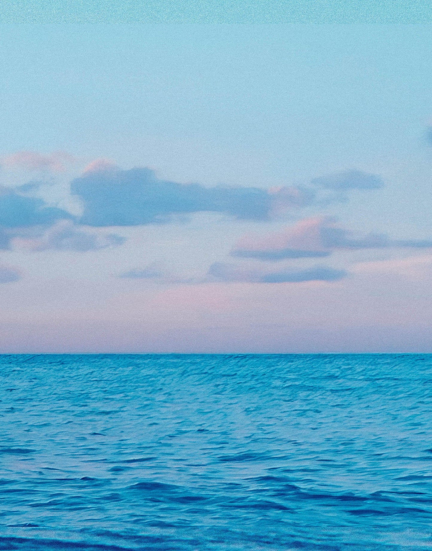 Pastel Color Sunset over Paradise Beach Wall Mural. Pastel Pink and Blue Color Scheme Peel and Stick Wallpaper. #6404