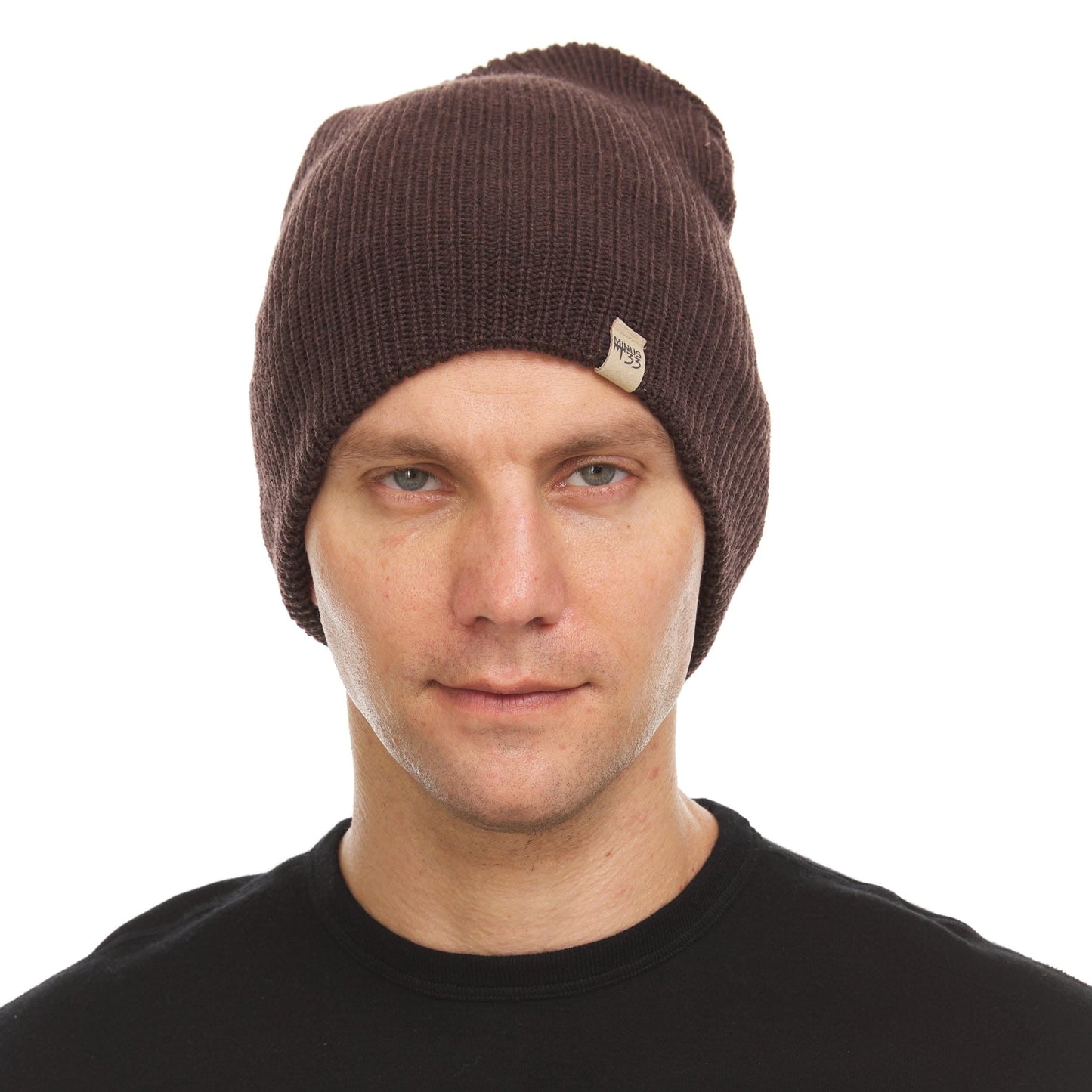 Midweight Knit Wool Beanie - 100% Merino Wool