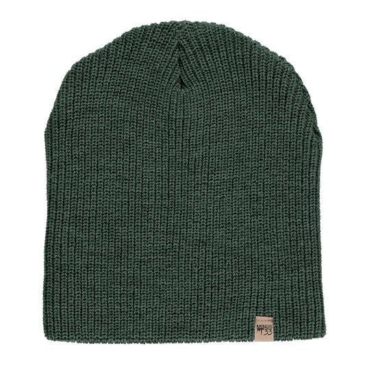 Midweight Knit Wool Beanie - 100% Merino Wool