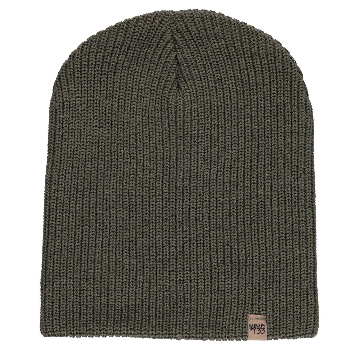 Midweight Knit Wool Beanie - 100% Merino Wool