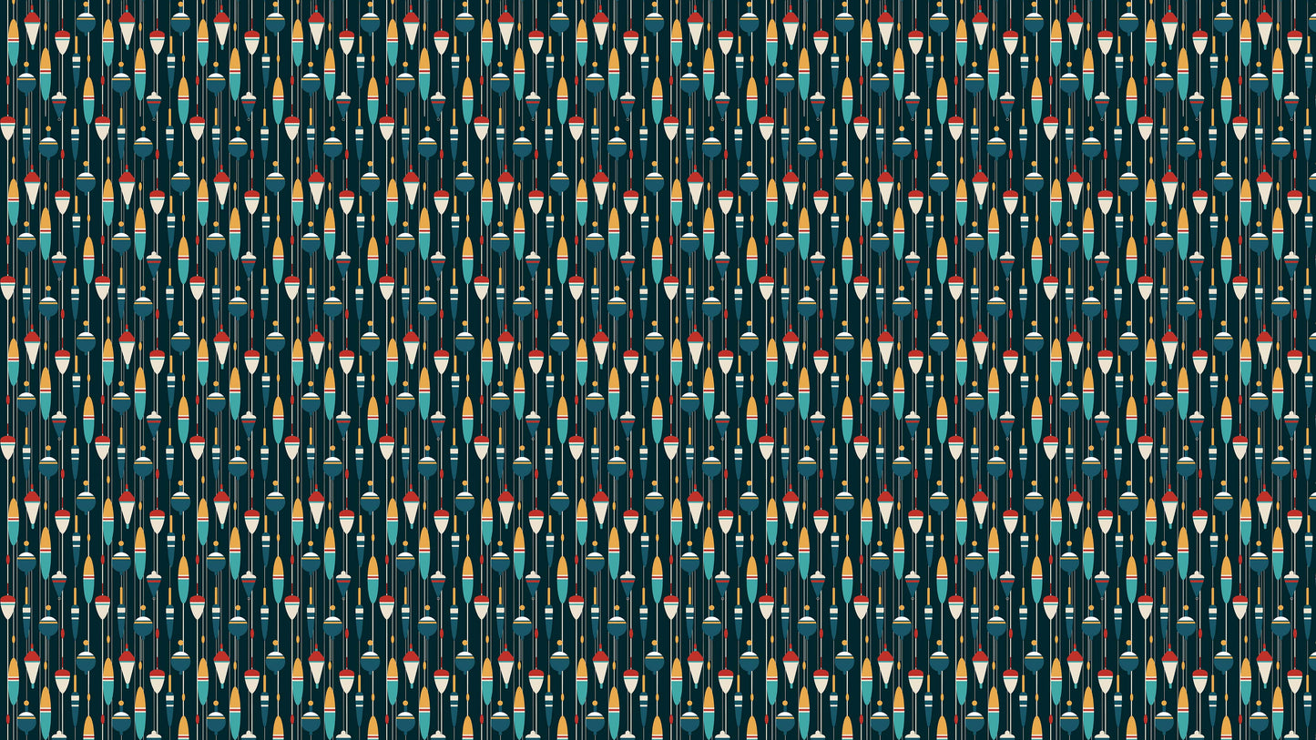 Fisherman Wallpaper Decor / Coastal Sea Theme Wall Mural #6534