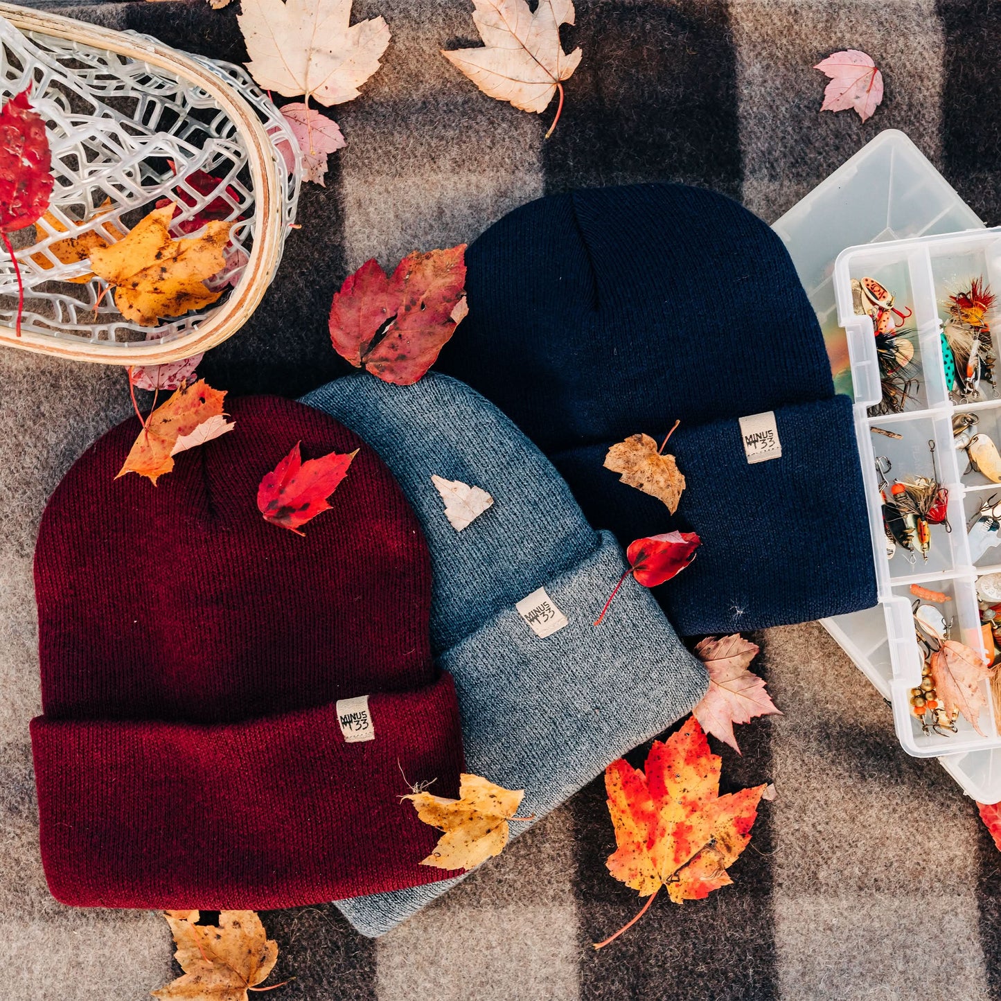 100% Merino Wool Knit Cuff Beanie- Midweight