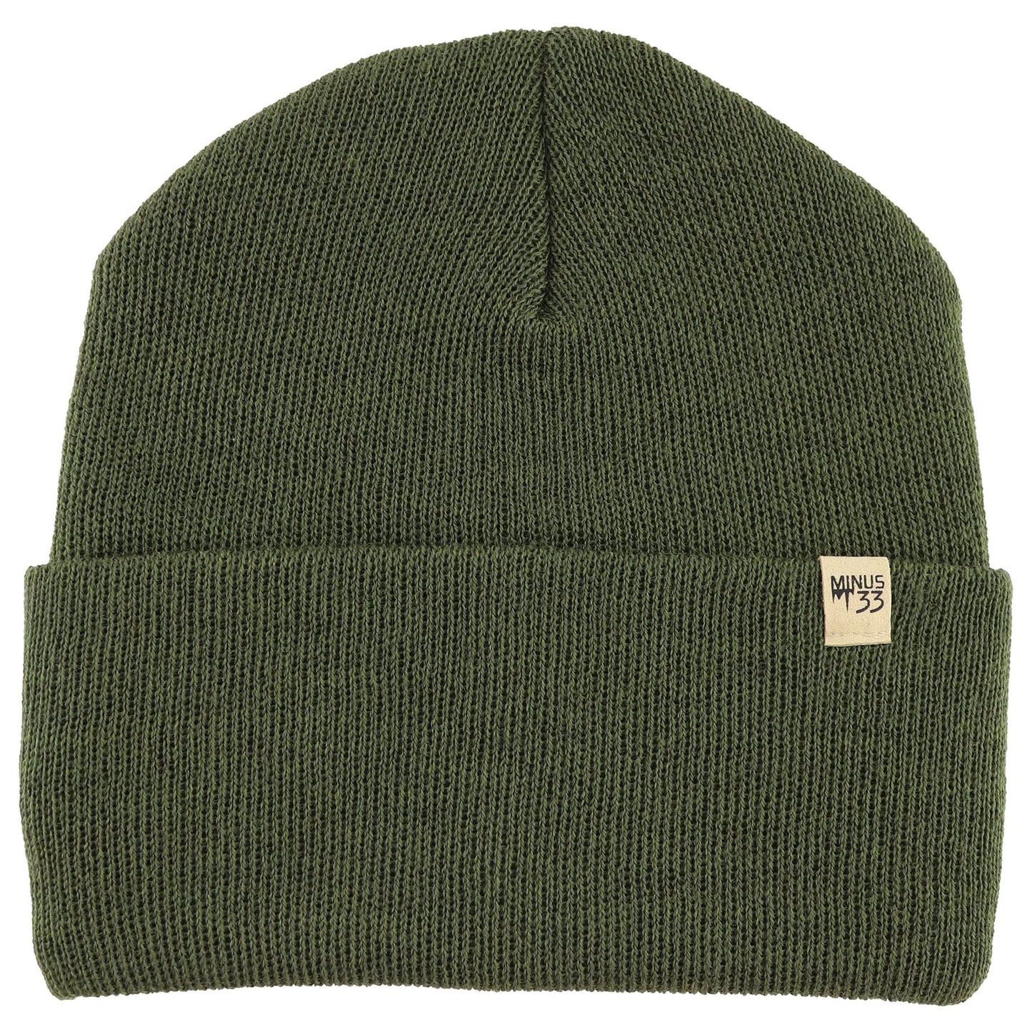 100% Merino Wool Knit Cuff Beanie- Midweight