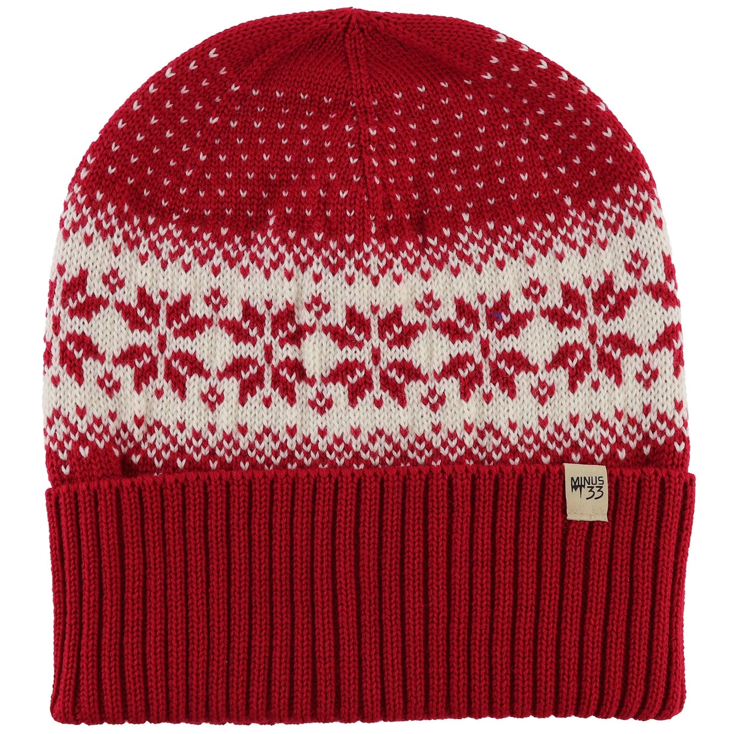 100% Merino Wool Knit Cuff Beanie- Midweight