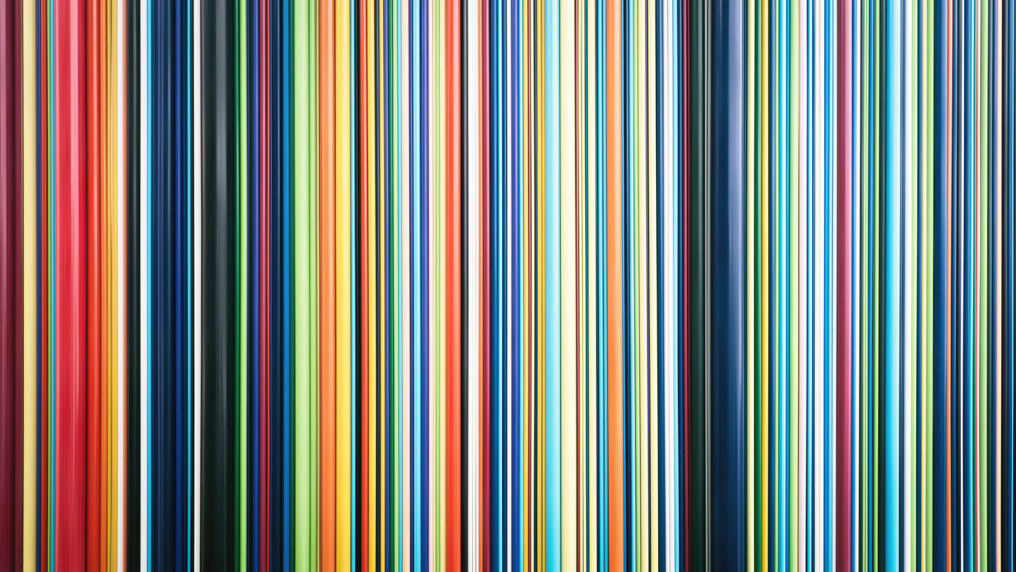 Vertical Line Color Stripes Wallpaper. Bright Rainbow Color Lines Wall Mural. #6597