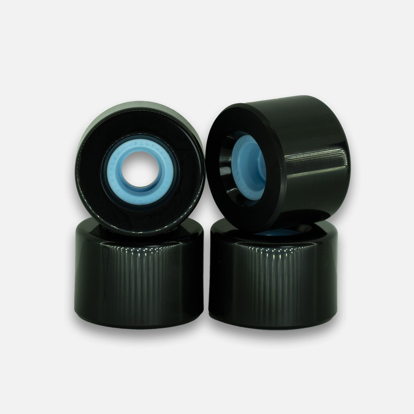 Pantheon Sliders 66mm 78a Wheels - Black (Set of 4)