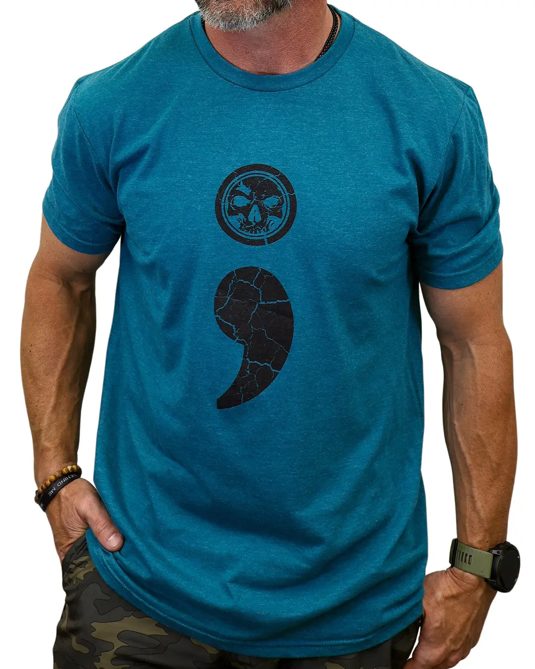 Semicolon Suicide Prevention Light-Weight T-Shirt