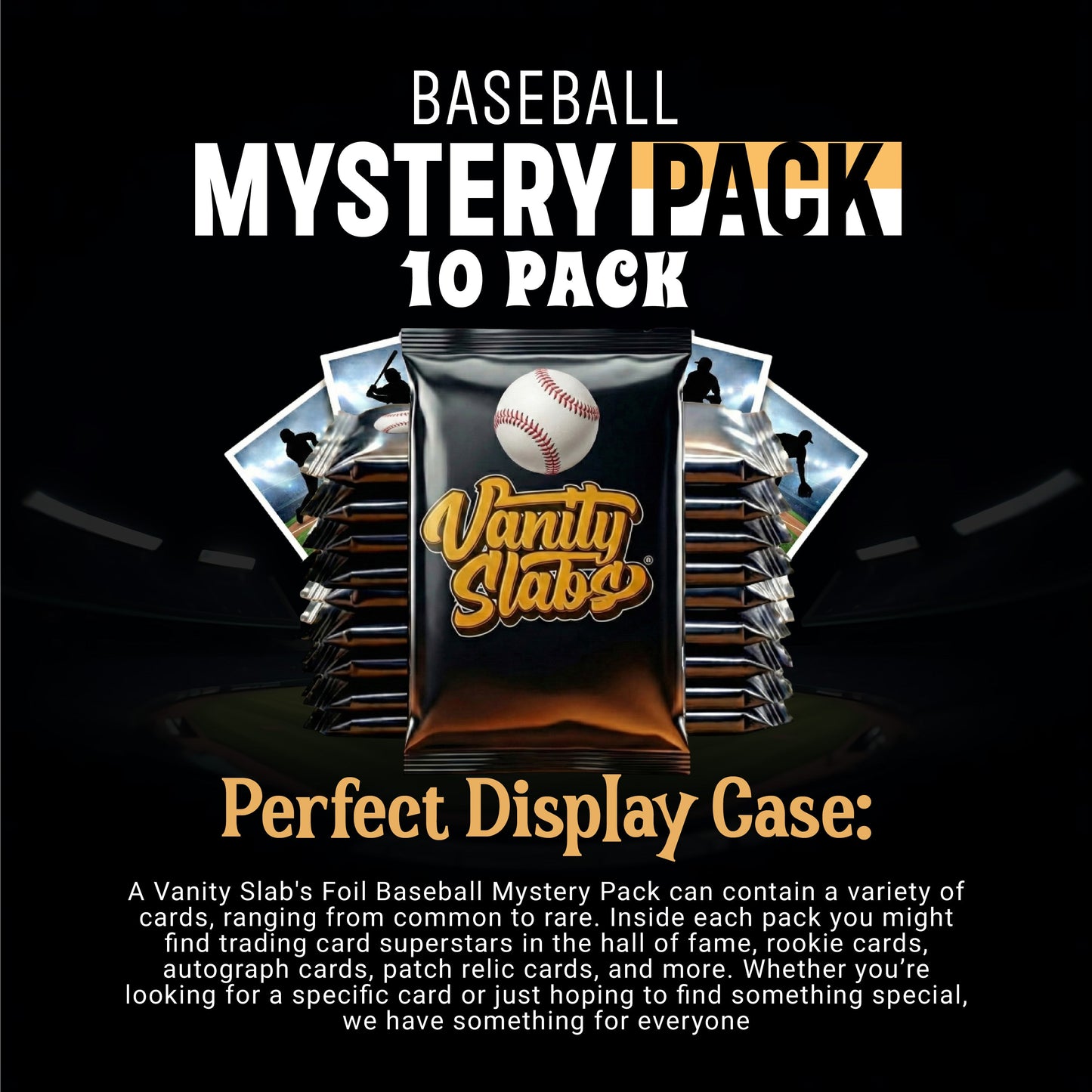 Baseball Mystery 10 Ultimate Elite Packs (Loaded with Goodies) Great Party Favors