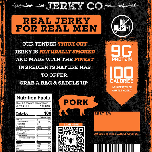 Smokehouse Bbq Pork Jerky