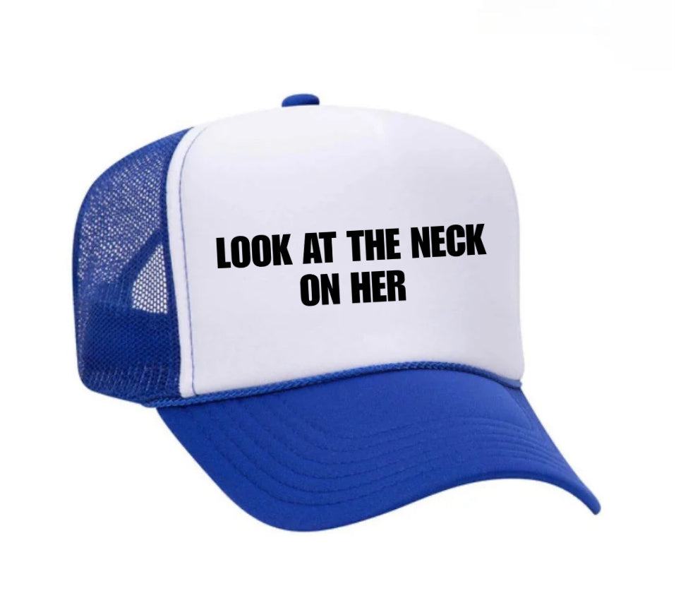 Look At The Neck On Her Trucker Hat