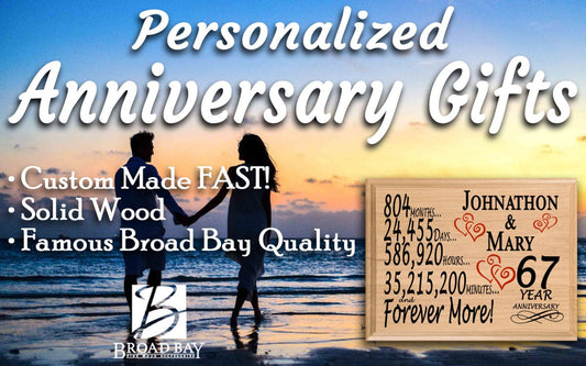 Personalized 67th Anniversary Gift – Custom Wood Keepsake for Husband, Wife, or Couple