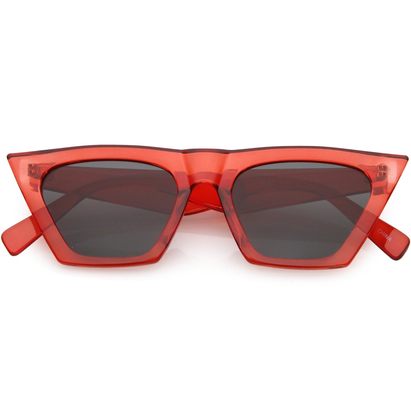 Women's Retro Oversize Wide Pointed Cat Eye Sunglasses C921