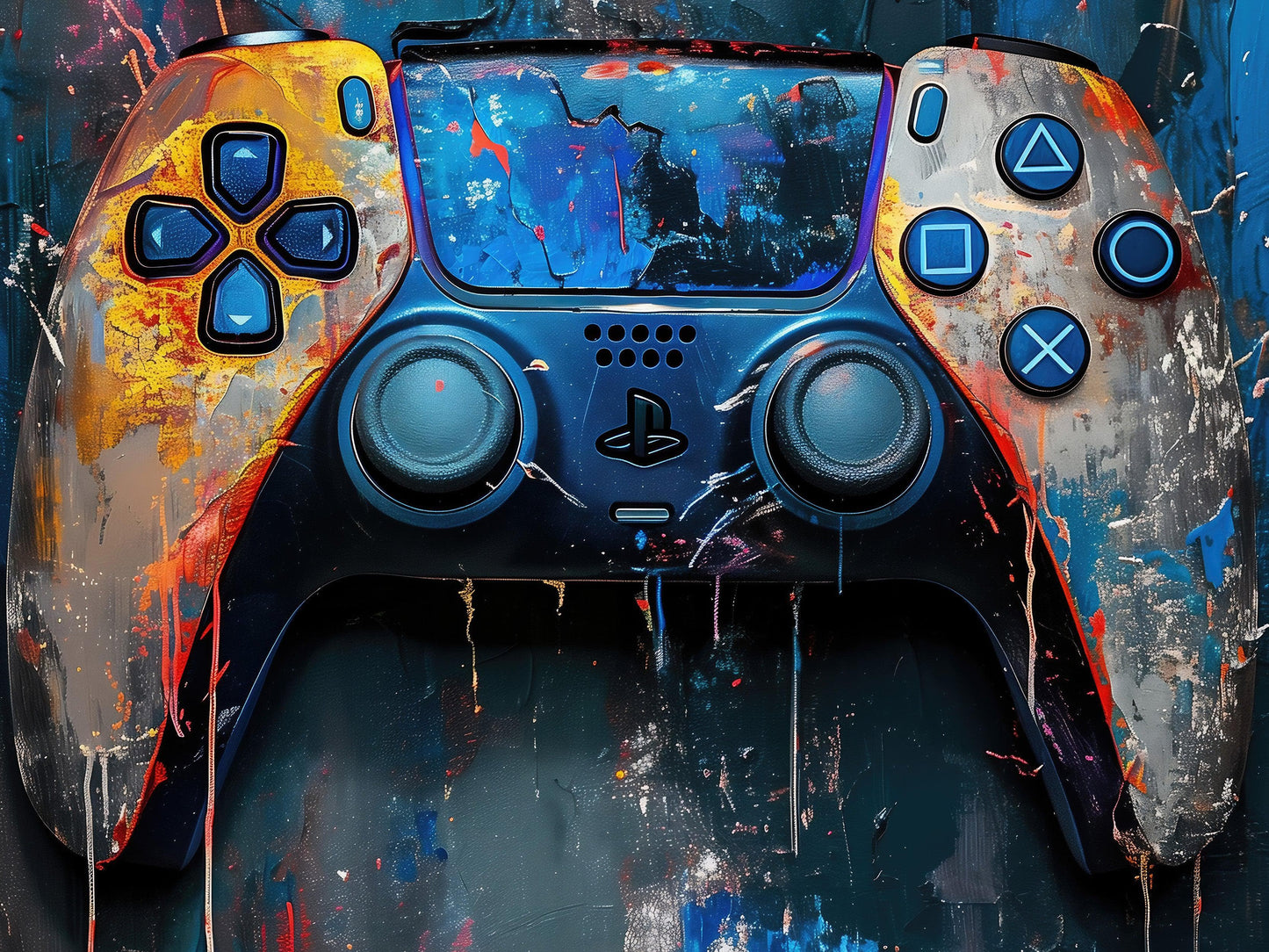 Playstation Gamer Wallpaper Mural. #6913