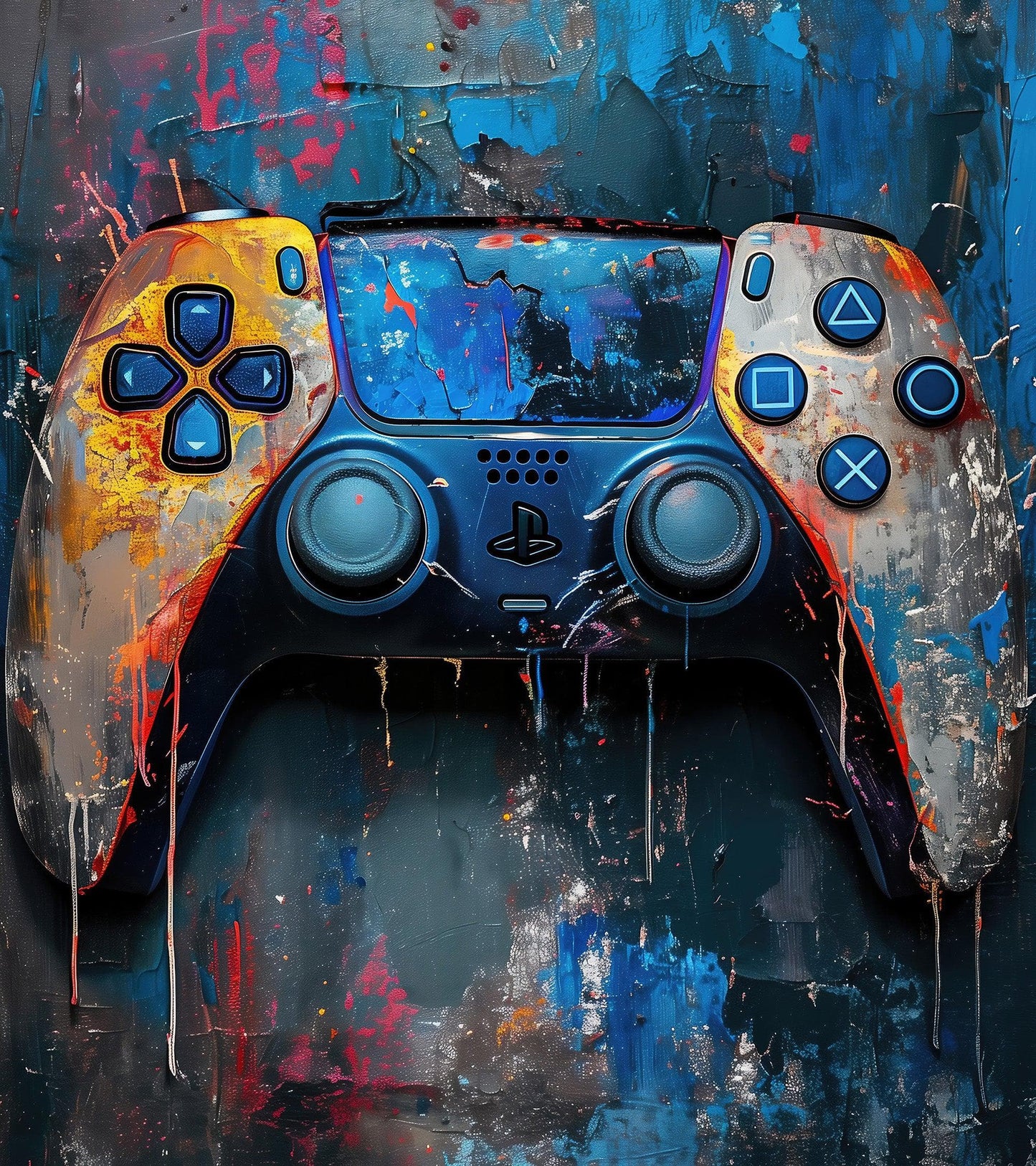 Playstation Gamer Wallpaper Mural. #6913