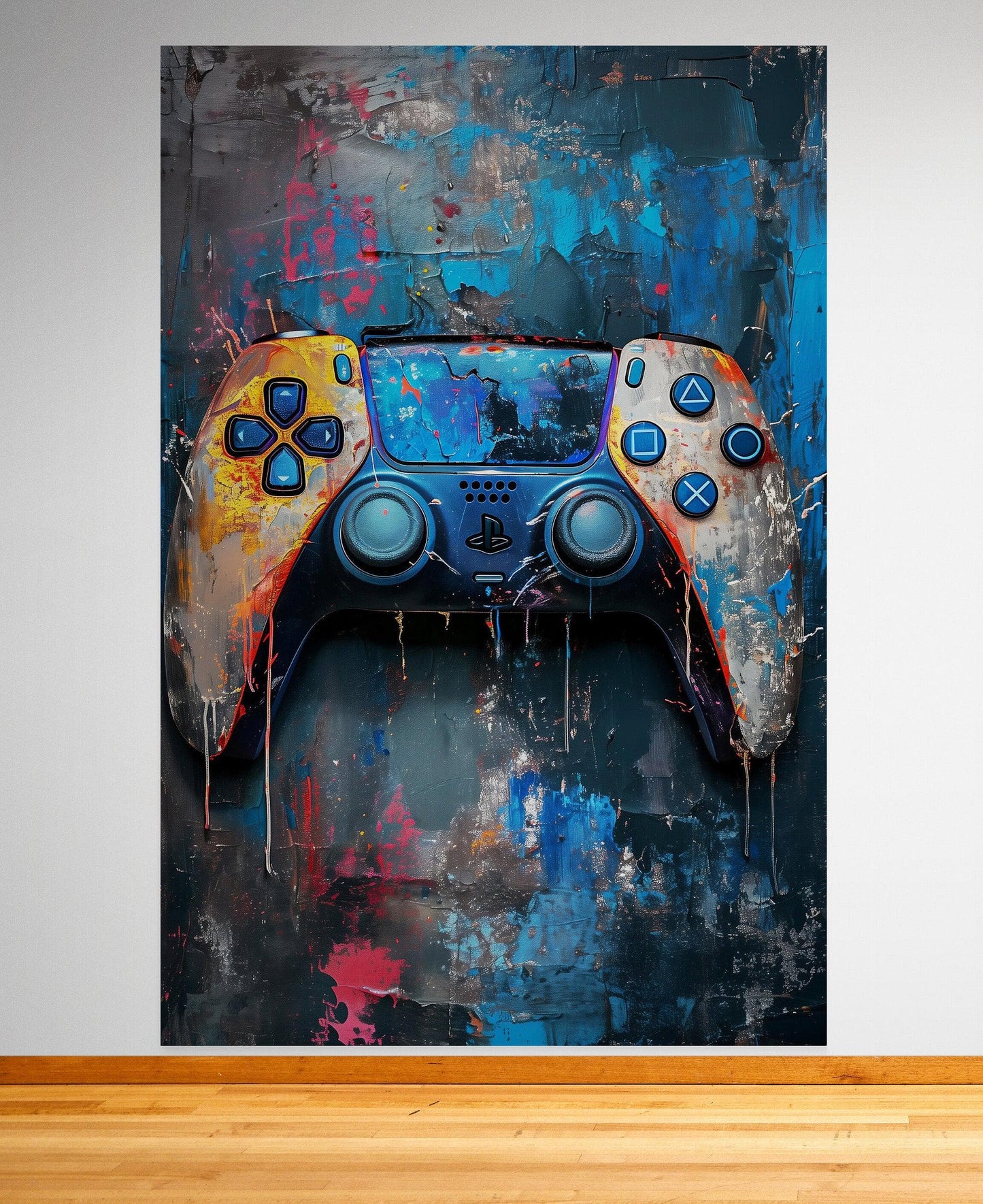 Playstation Gamer Wallpaper Mural. #6913