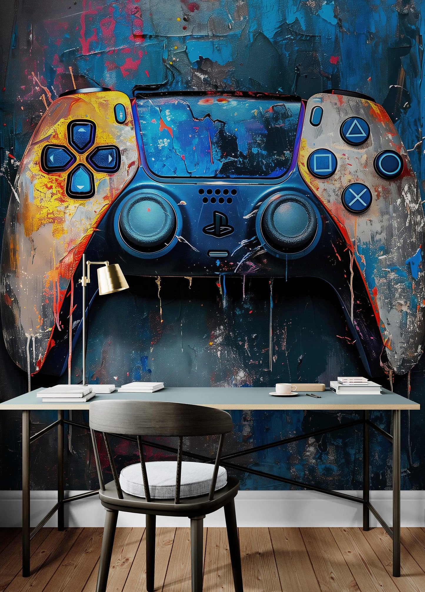 Playstation Gamer Wallpaper Mural. #6913