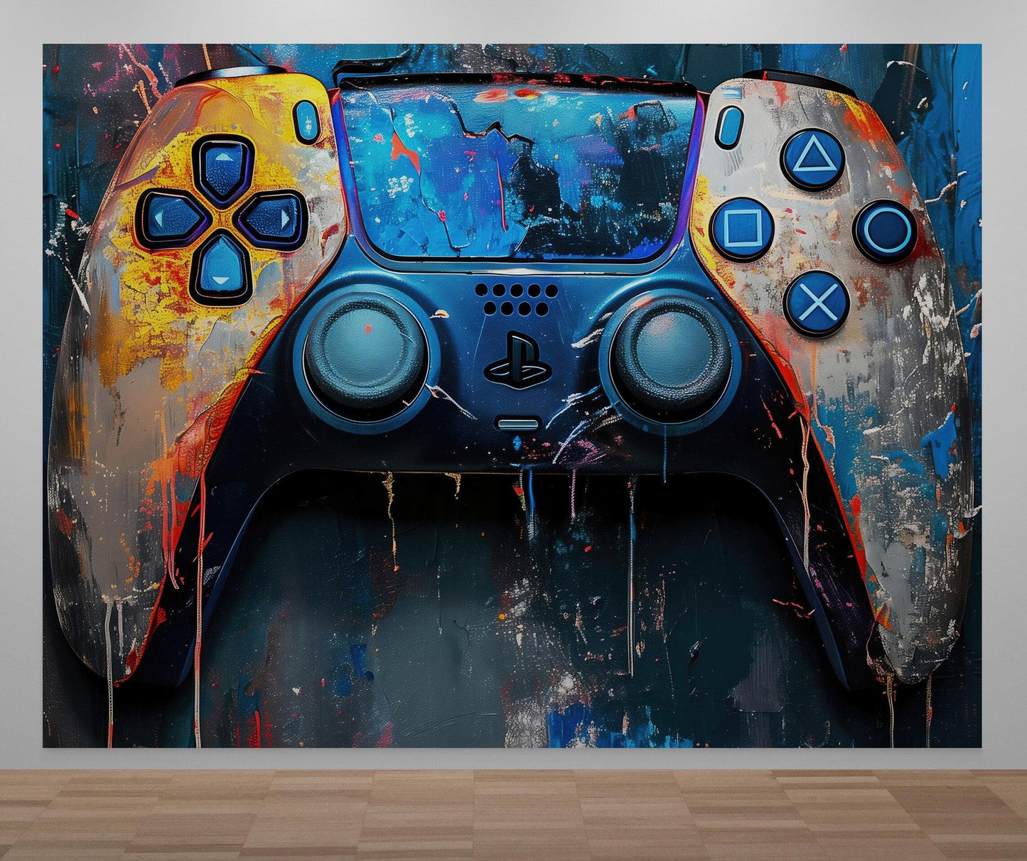 Playstation Gamer Wallpaper Mural. #6913