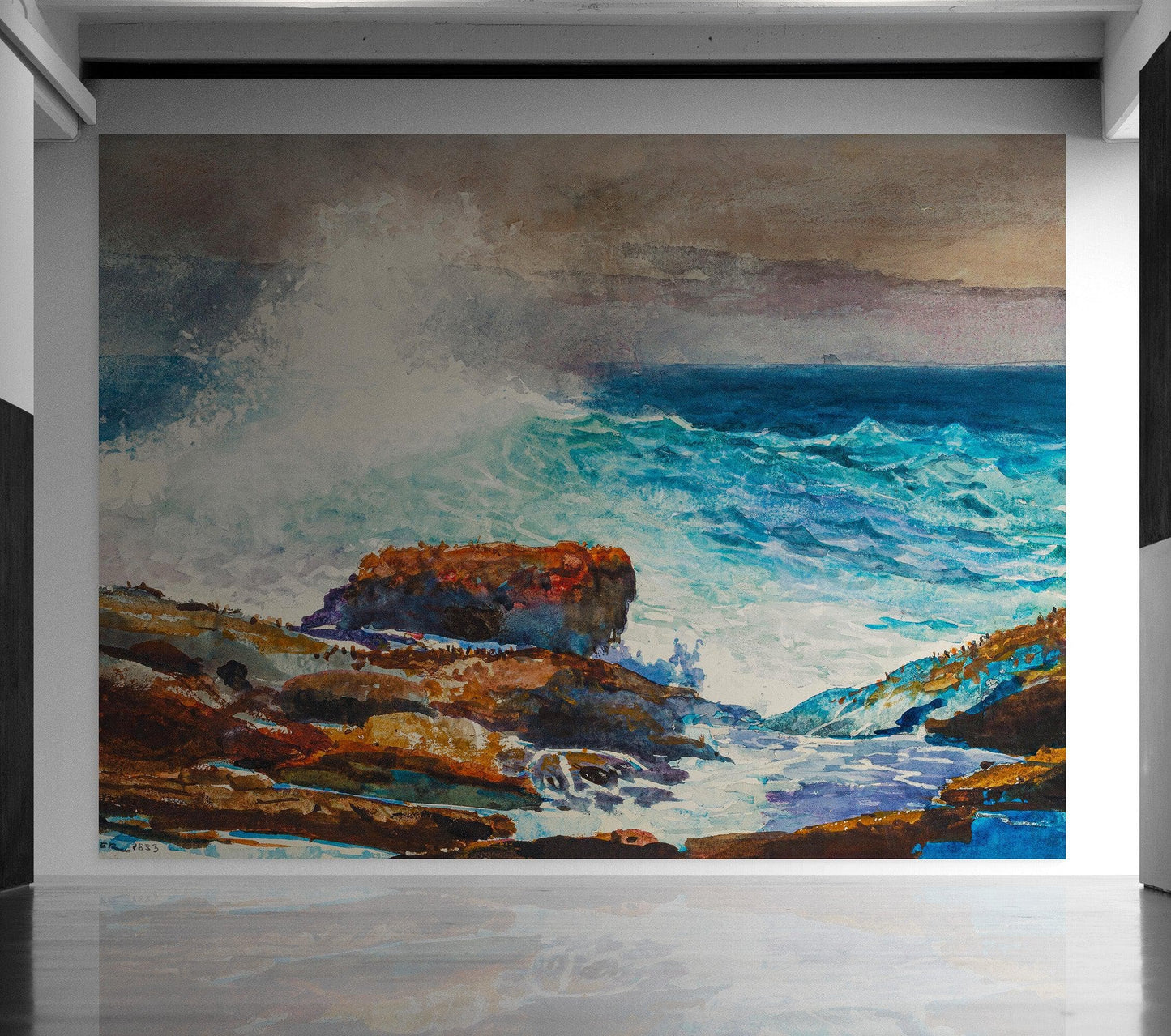 Incoming Tide by Winslow Homer Wall Mural. #6946