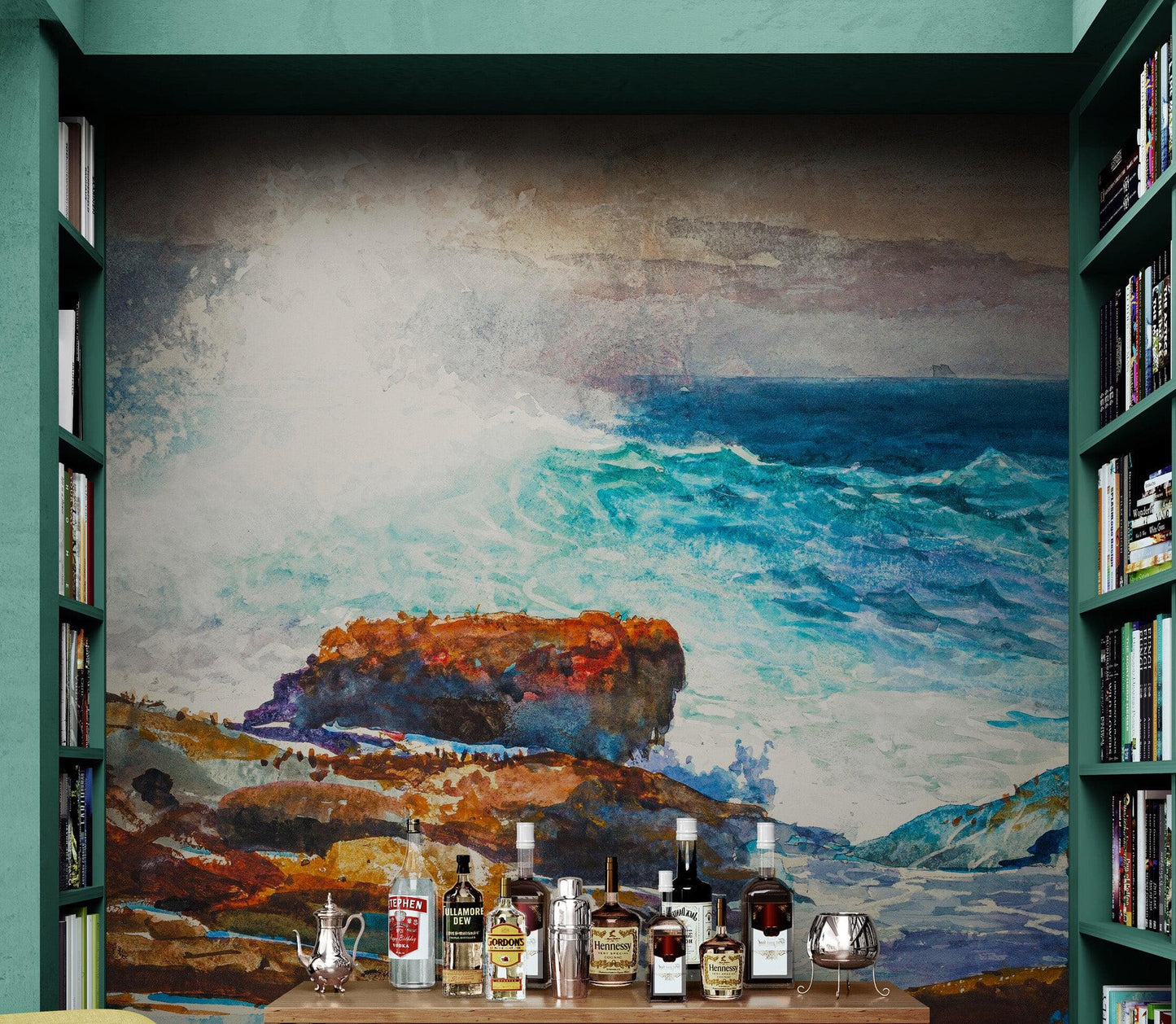 Incoming Tide by Winslow Homer Wall Mural. #6946