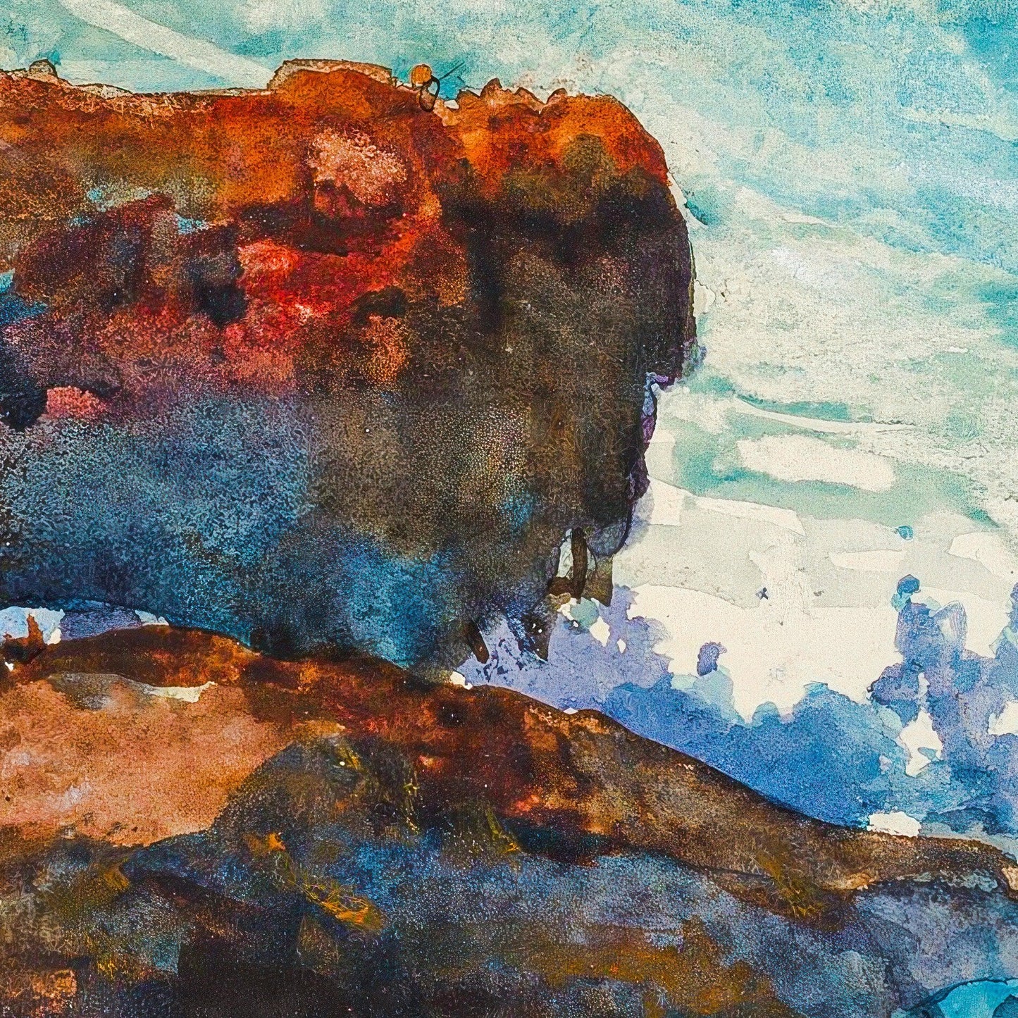 Incoming Tide by Winslow Homer Wall Mural. #6946