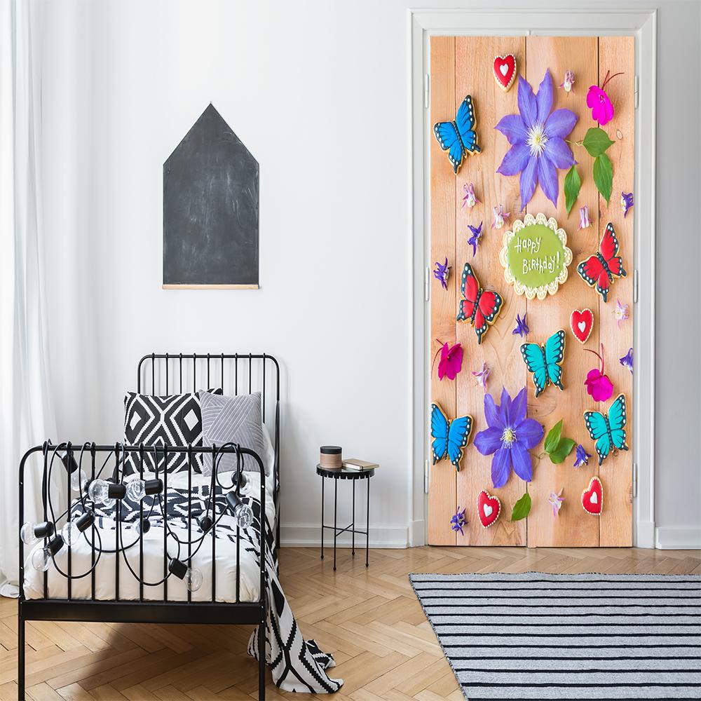 Butterflies and Flowers Birthday