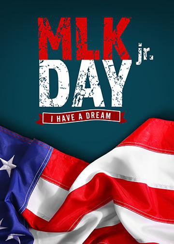 MLK Day - American Flag