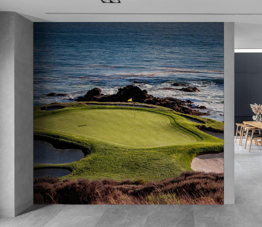 Pebble Beach Golf Course Wallpaper Mural. #6977