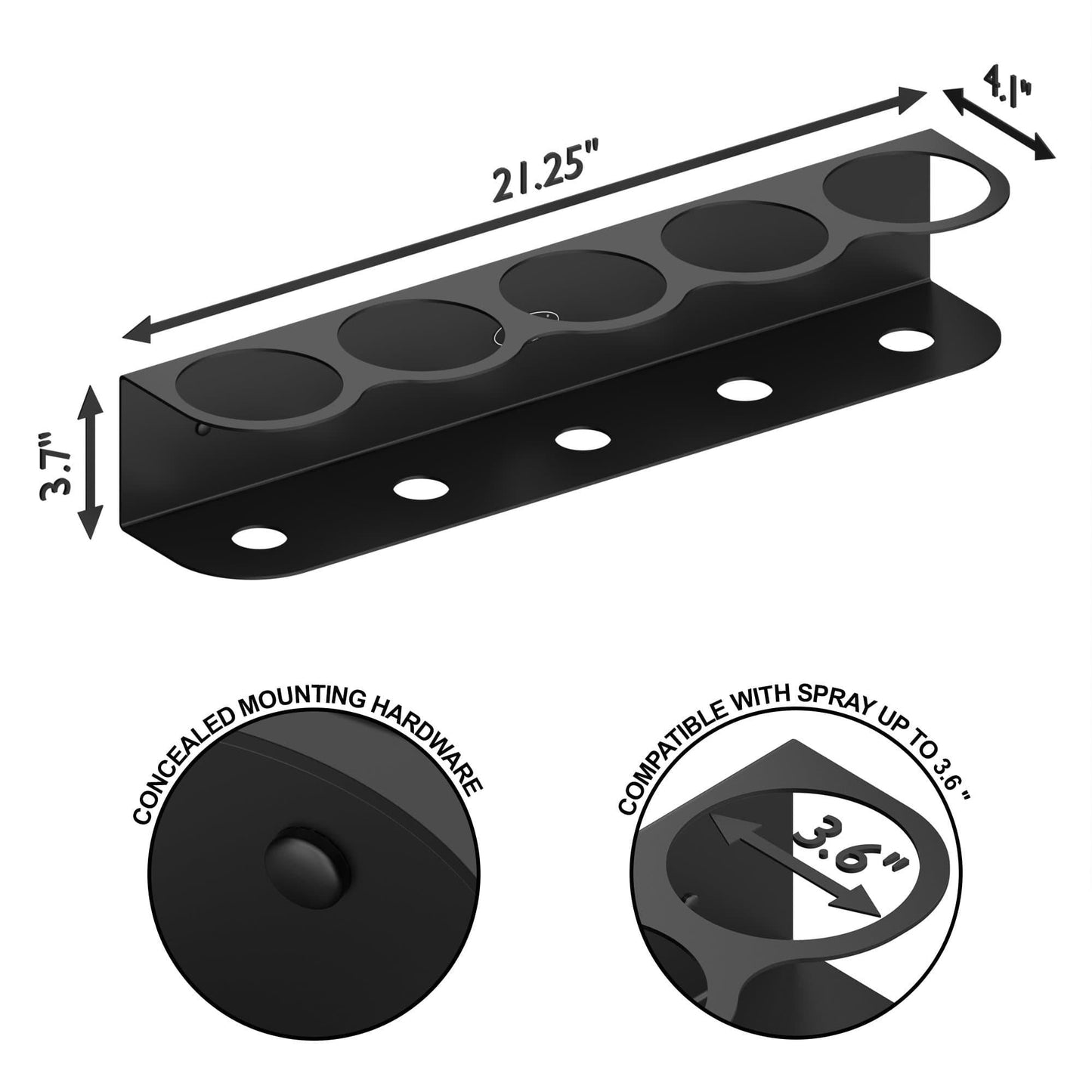 Spray Bottle Holder - 5 Bottle