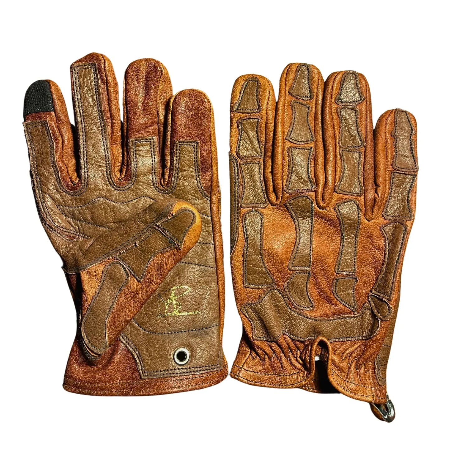 D7 Special - Buffalo Leather Skeleton Glove