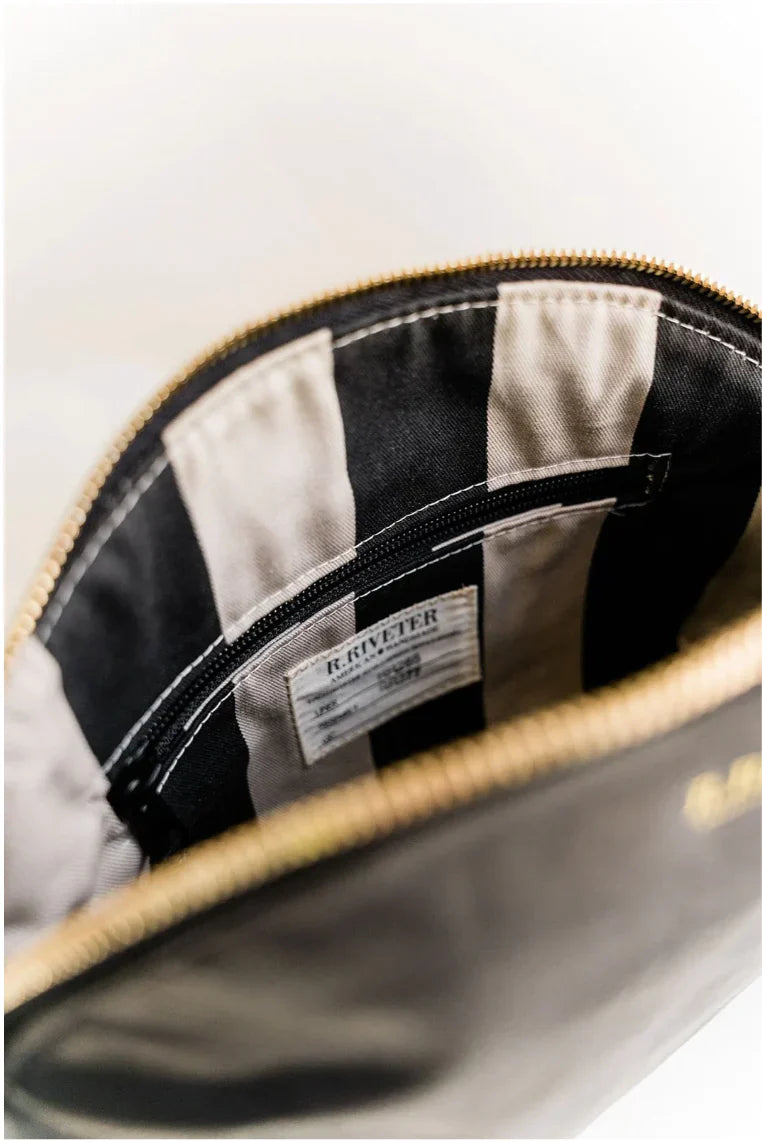 Hopper Crossbody Bag | Black Leather