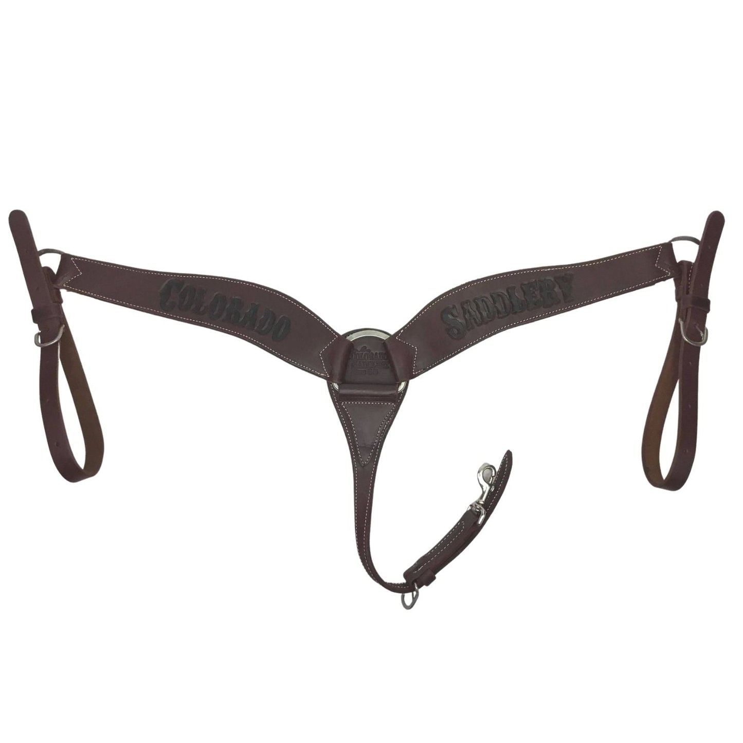 Colorado Saddlery Black Lettered Roper Breast Collar