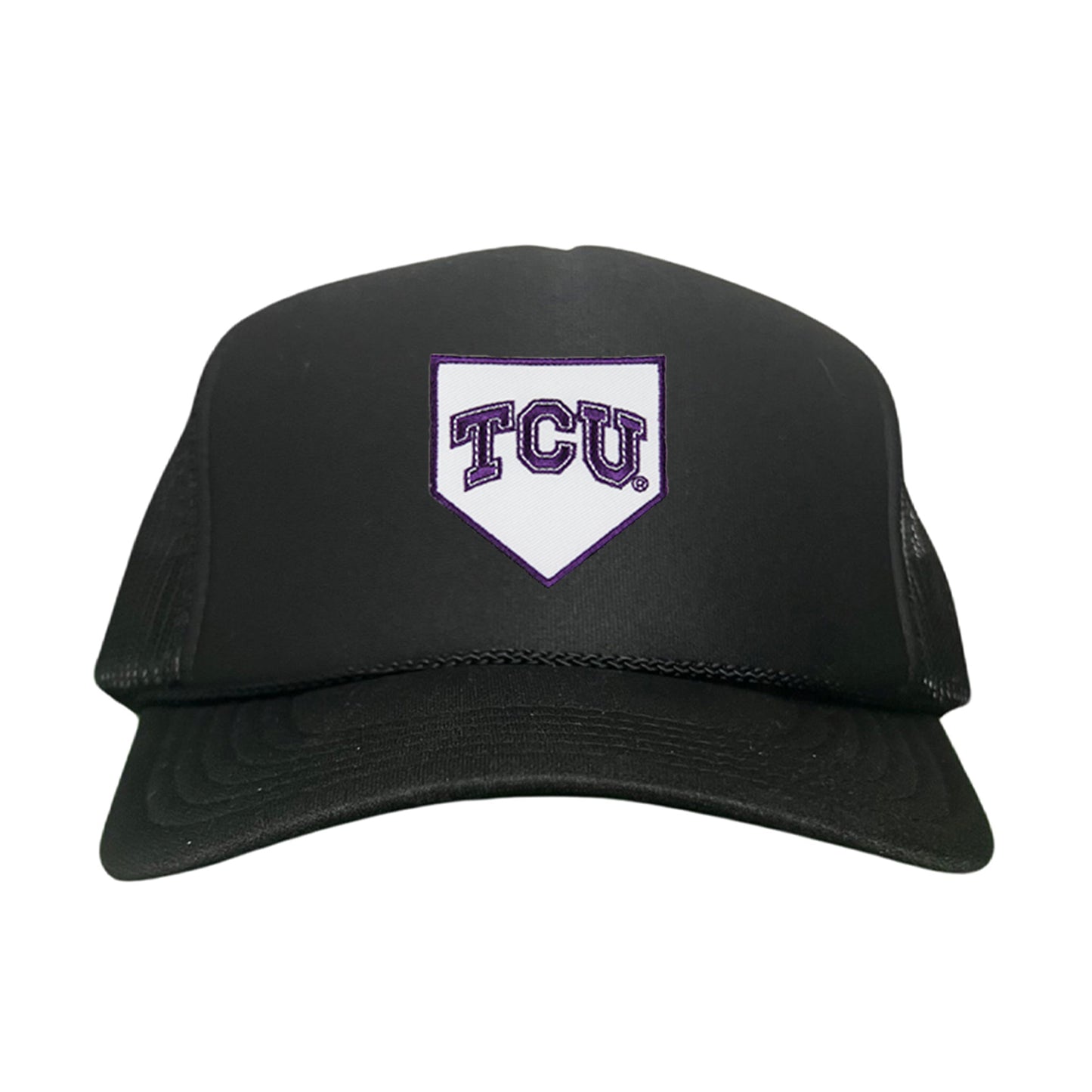TCU Horned Frogs Baseball Cap Home Plate / Hat / TCU025 / 221 / MM