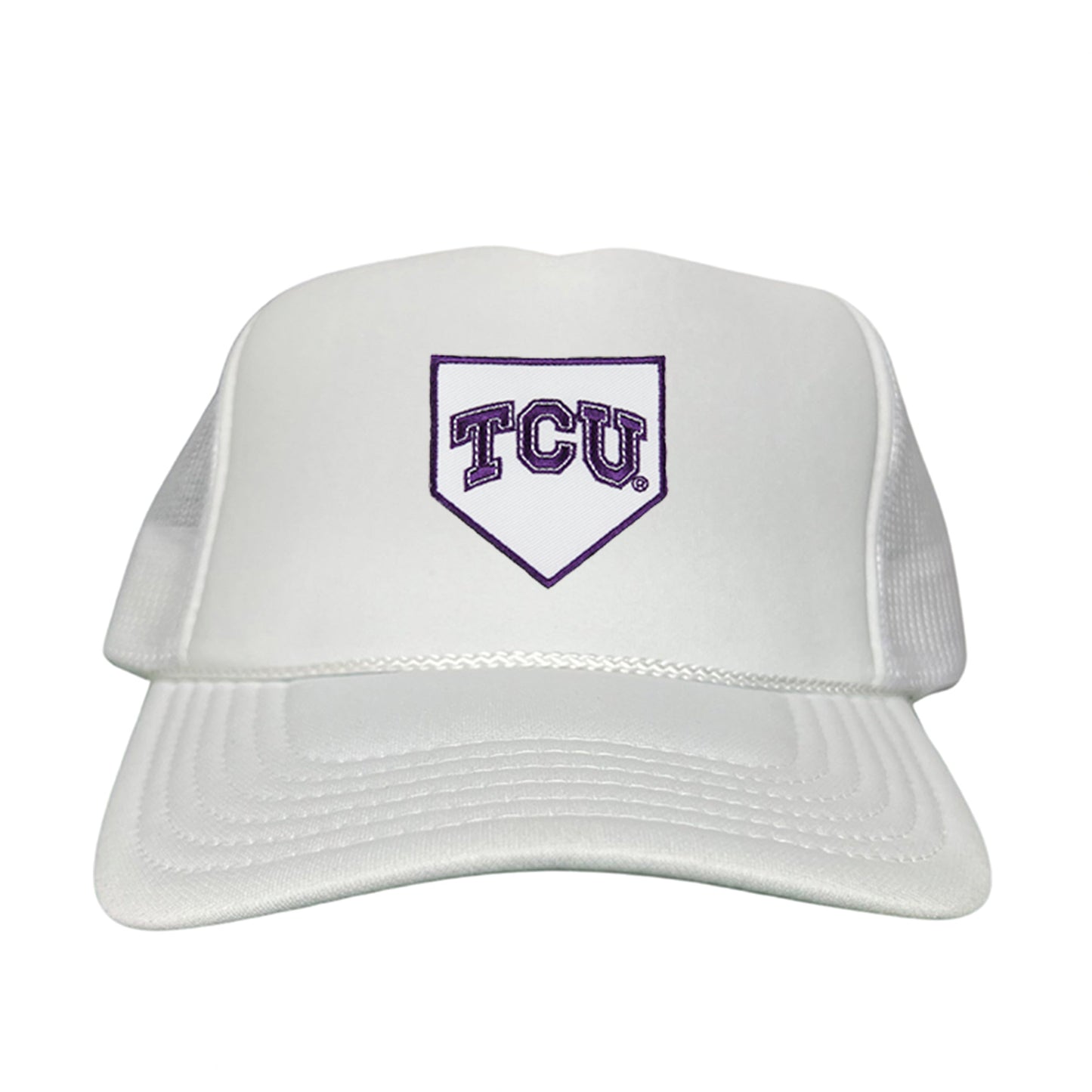 TCU Horned Frogs Baseball Cap Home Plate / Hat / TCU025 / 221 / MM