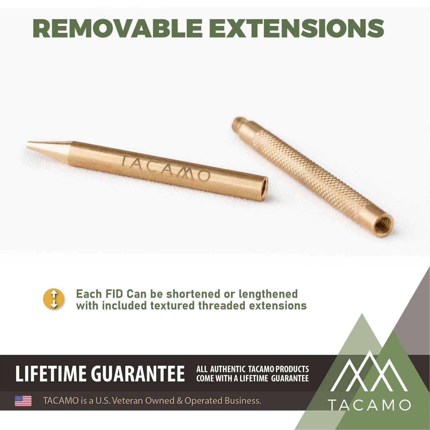 7-Piece Professional Brass Paracord FIDS Set