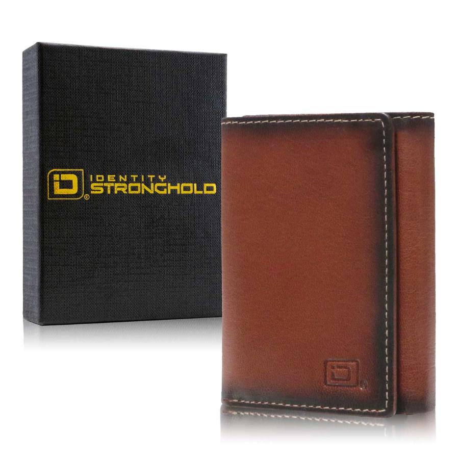 Mens RFID Wallet - Extra Capacity Trifold 7 slot with ID Window