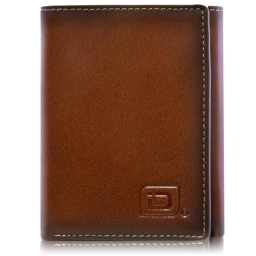 Mens RFID Wallet - Extra Capacity Trifold 7 slot with ID Window