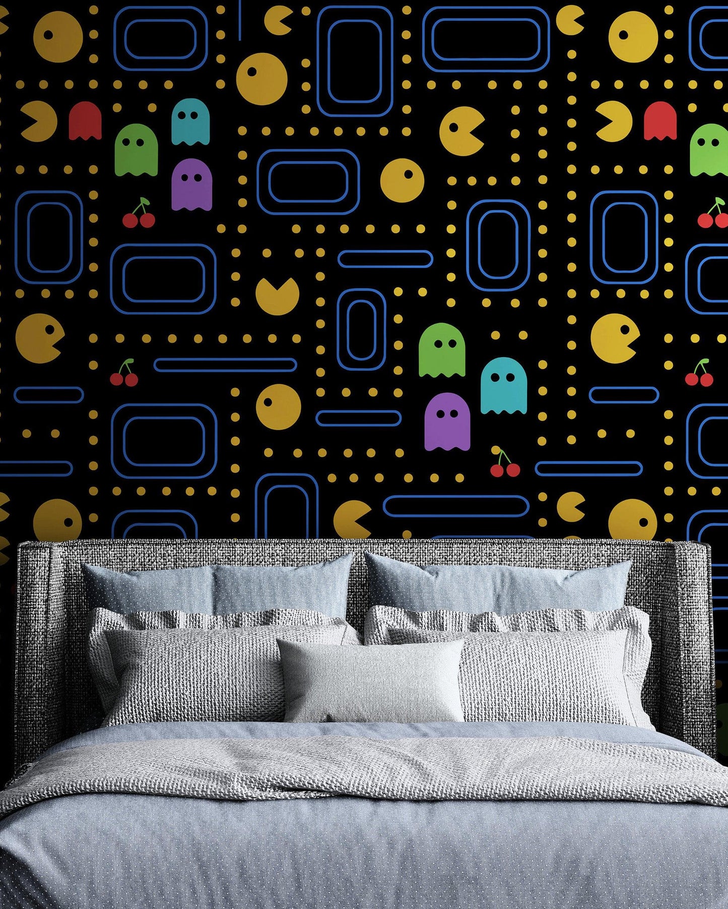 Pacman Wallpaper Mural. #7004