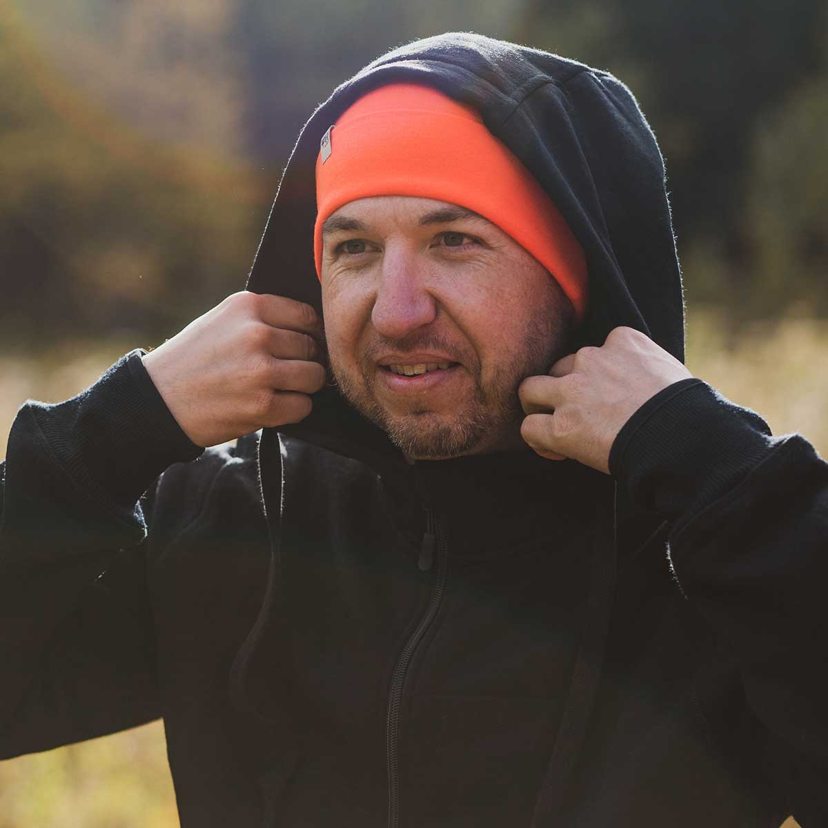 Men's Brushed Merino Wool Full-Zip Hoodie - Heavyweight