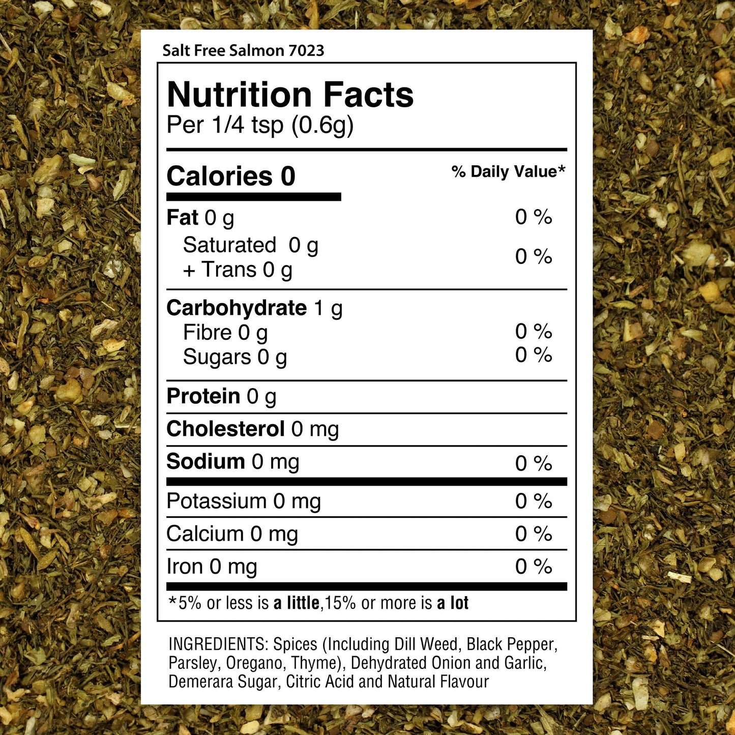 Salt Free Salmon Seafood Seasoning