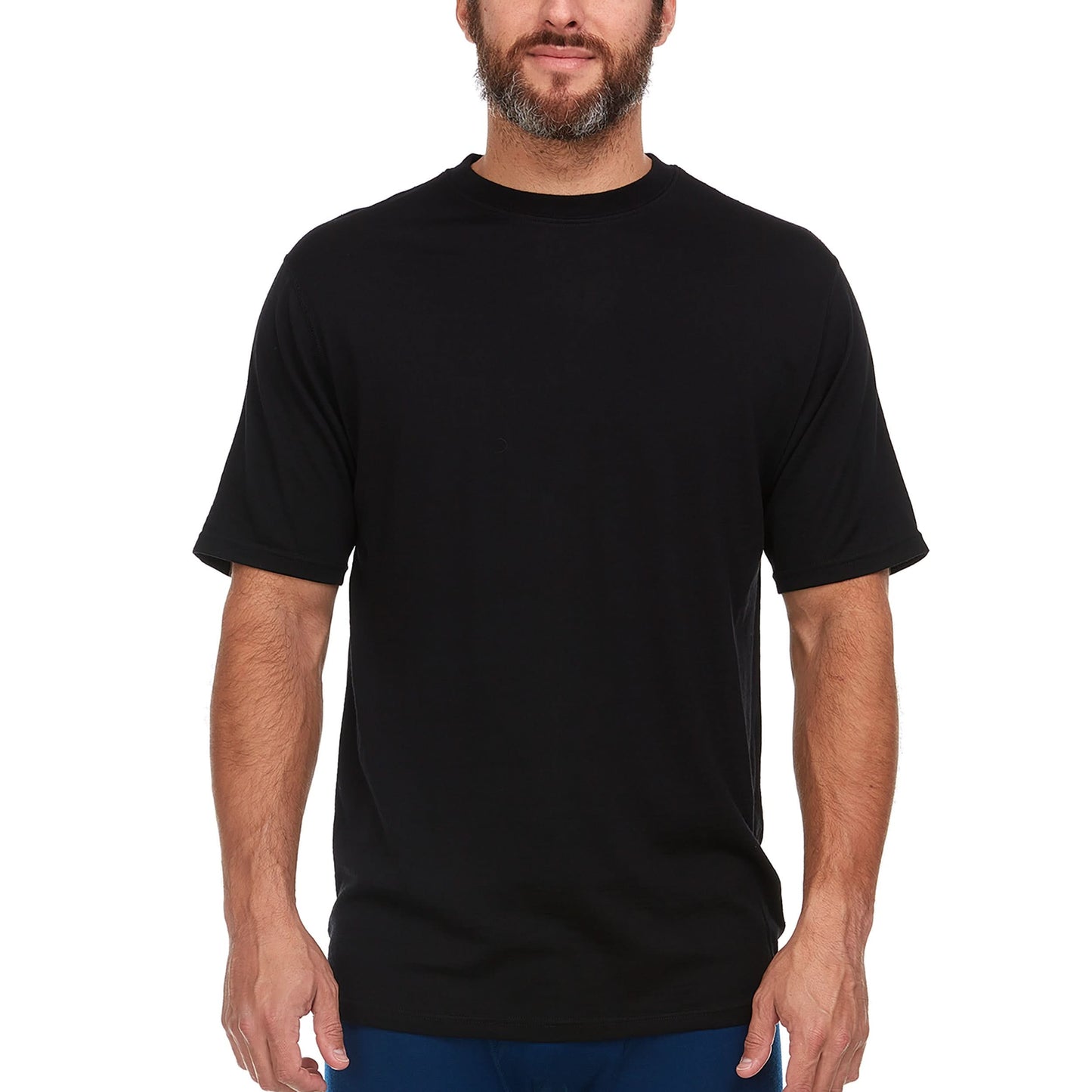 Lightweight Men's Wool T Shirt Crew - 100% Merino Wool