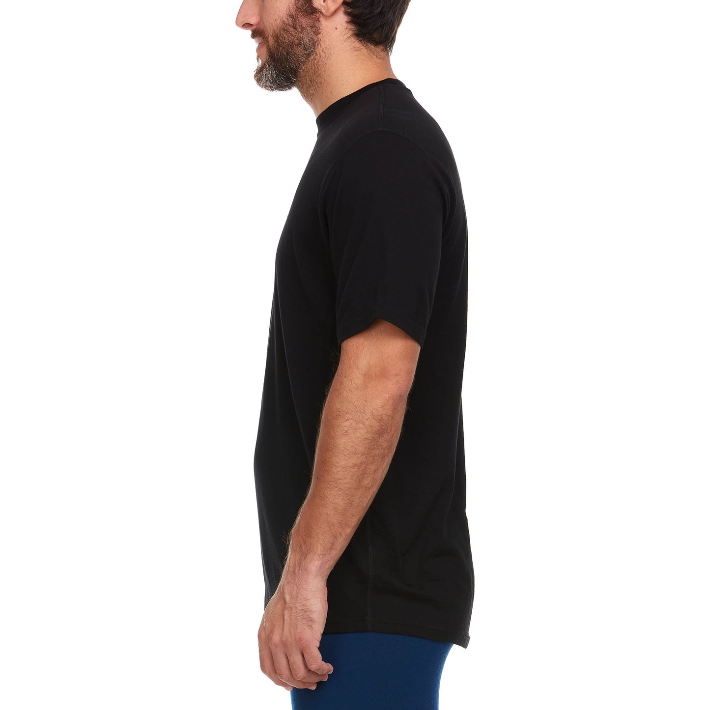 Lightweight Men's Wool T Shirt Crew - 100% Merino Wool