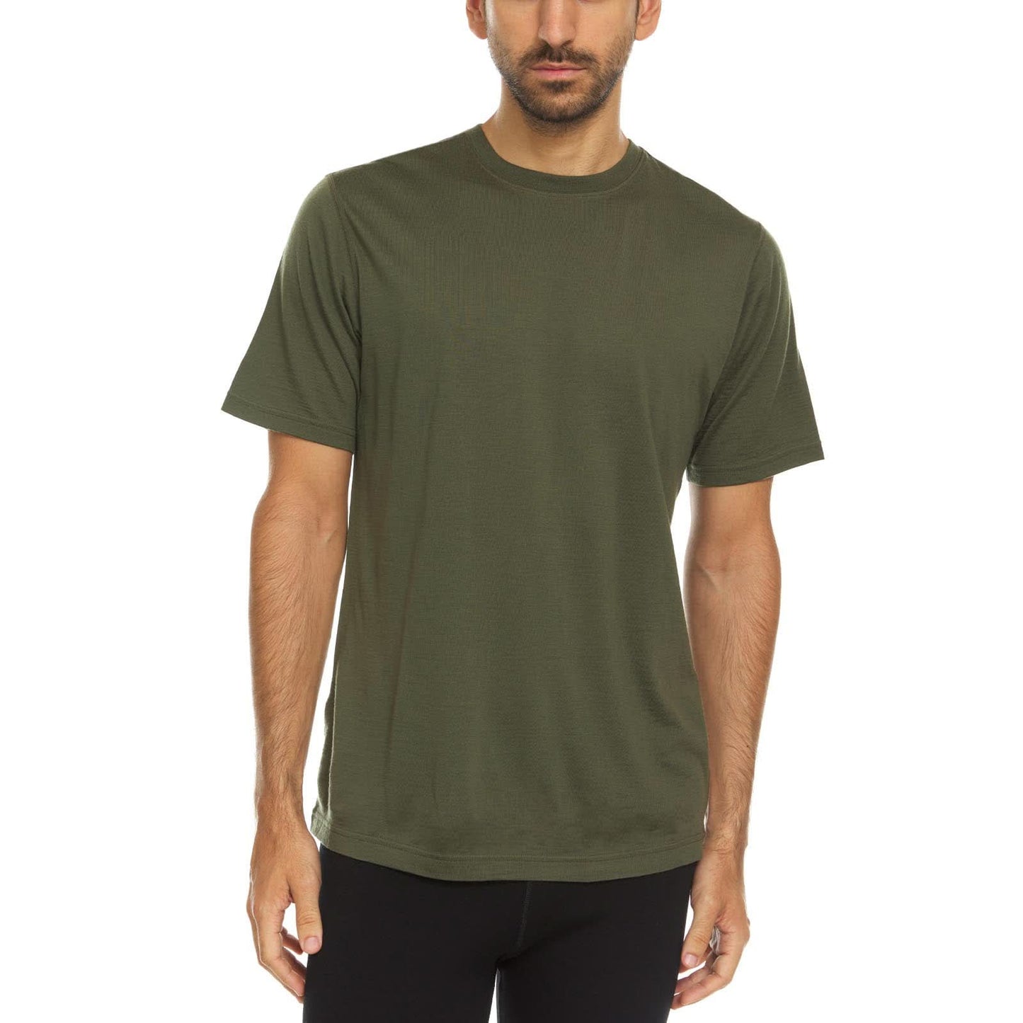 Lightweight Men's Wool T Shirt Crew - 100% Merino Wool