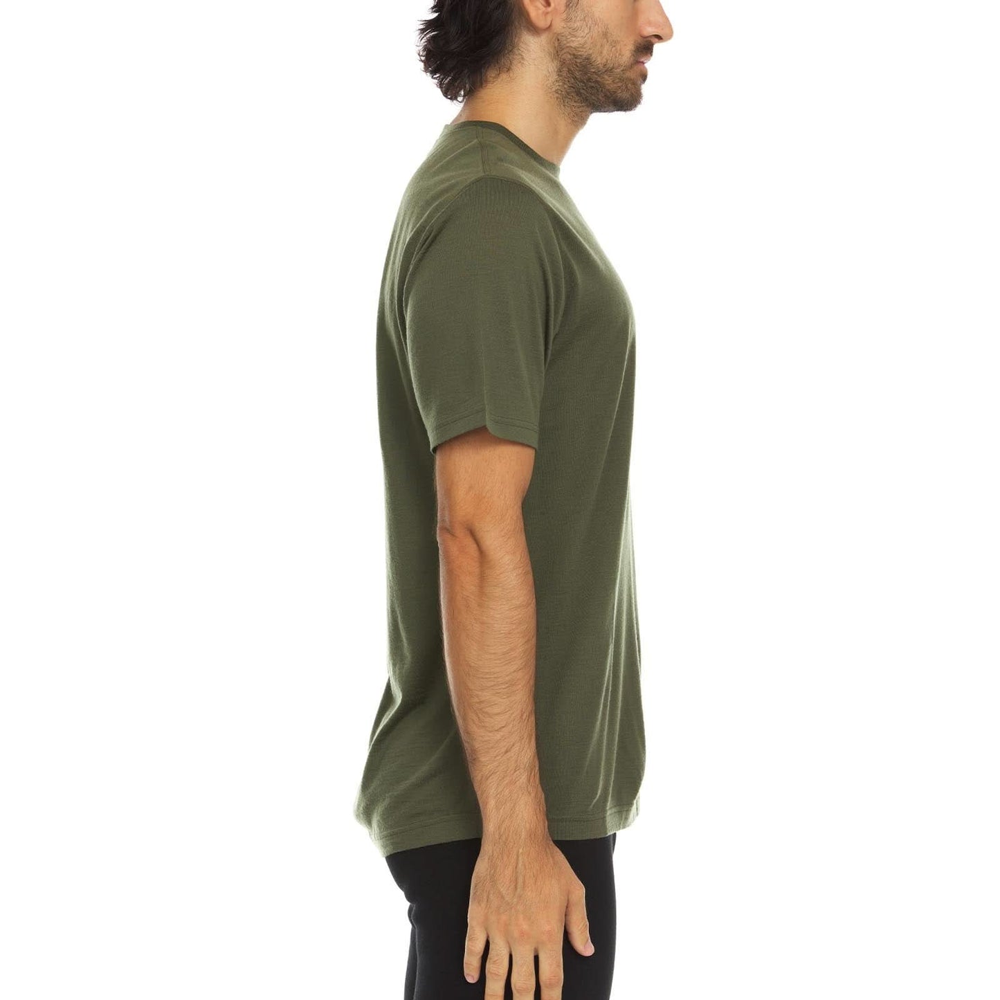 Lightweight Men's Wool T Shirt Crew - 100% Merino Wool
