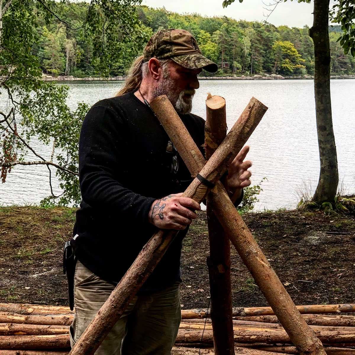 Heavyweight Men's Wool Crew Top - 100% Merino Wool