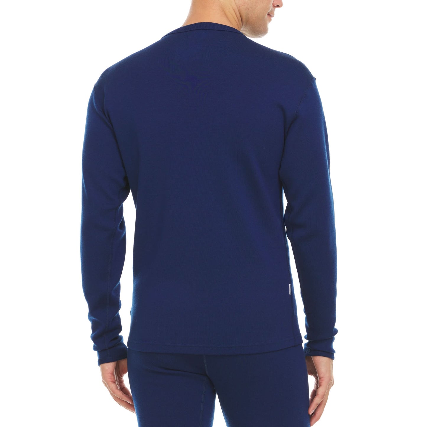 Heavyweight Men's Wool Crew Top - 100% Merino Wool