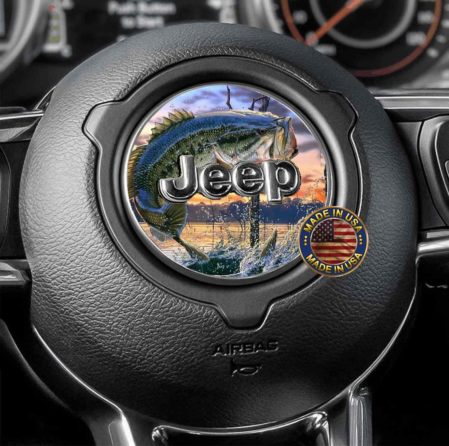 Fishing fender vent decal for the JL or JT 2018 or newer