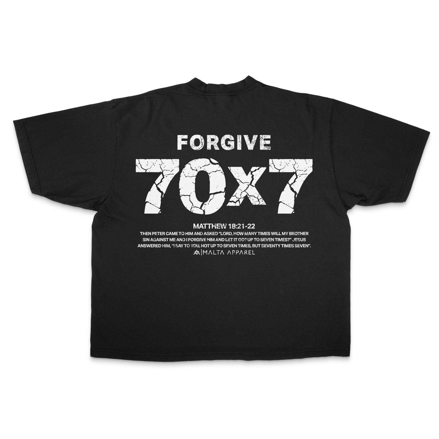 [PRE-ORDER - SHIPS FEBRUARY 6TH] 70x7 Drop Shoulder Tee (Super Oversized) - Black