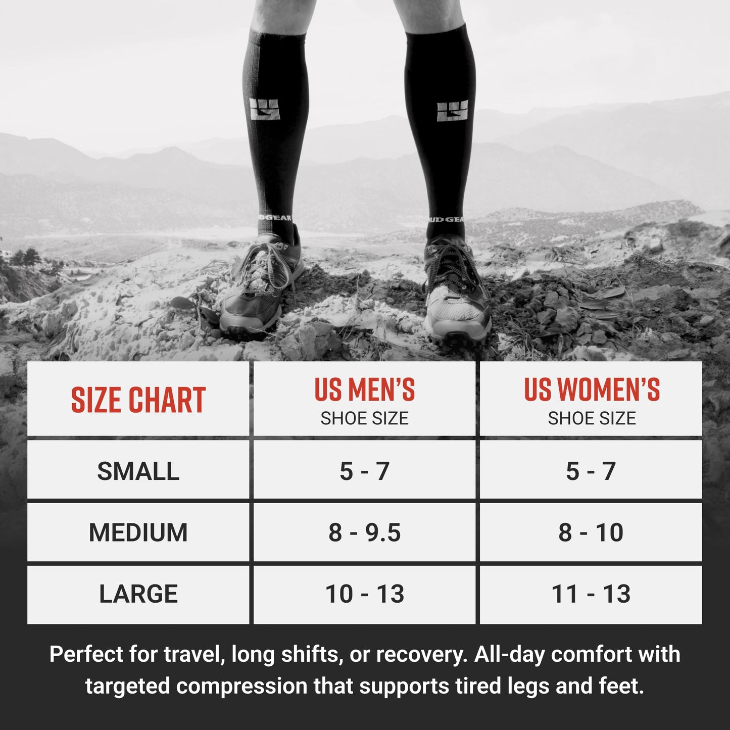 Tall Compression Socks (Pink/Gray)